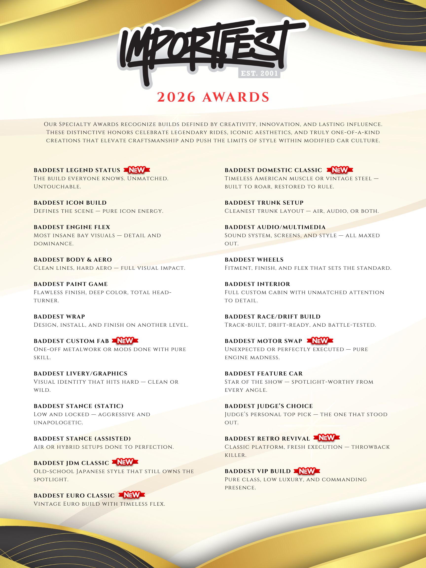 Register your Modified Car or Truck for Top Awards & Cash Prizes at ImportFest Toronto Car Show