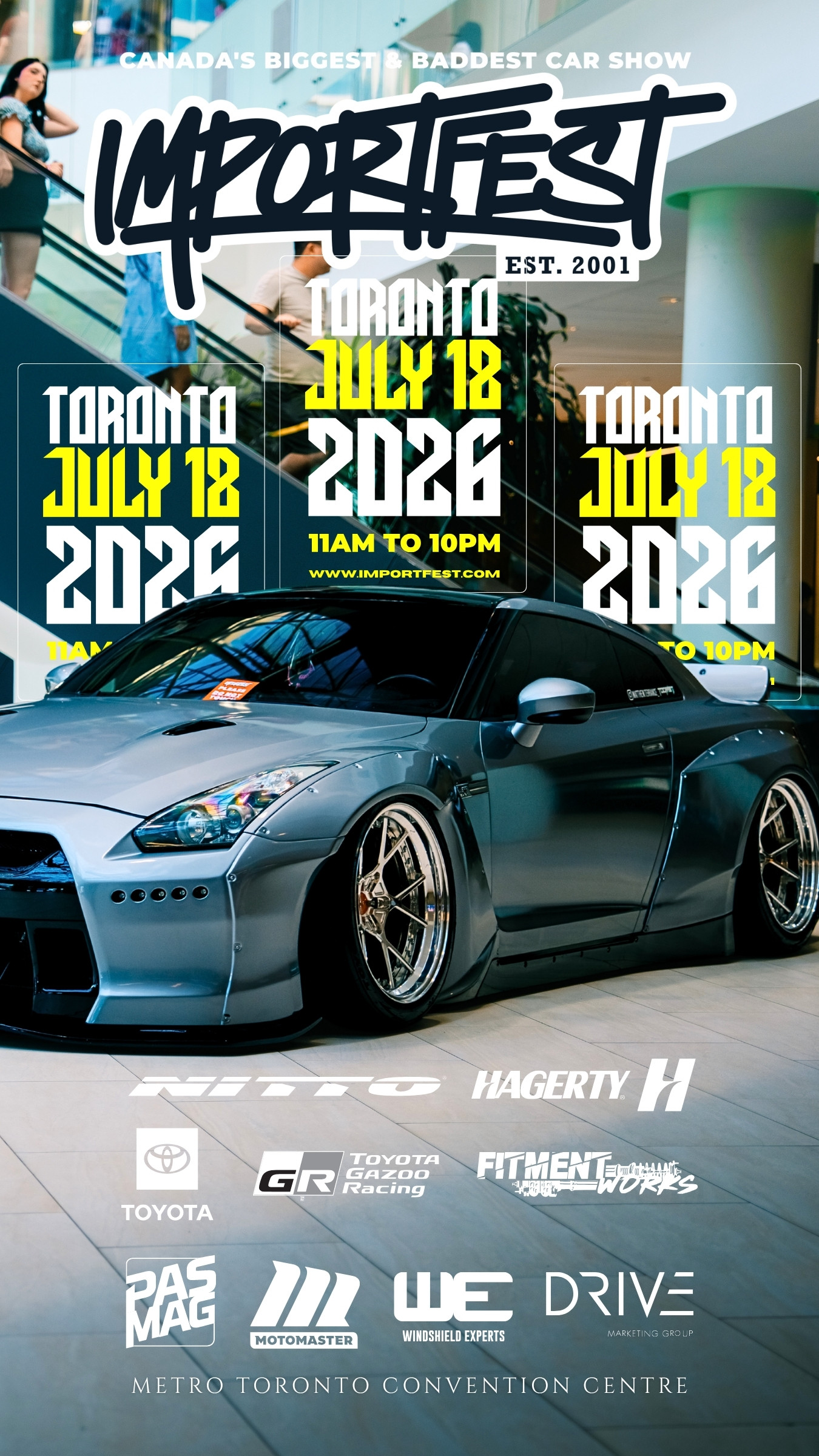 Modified cars on display at ImportFest in Toronto, Canada Modified cars on display at ImportFest in Toronto, Canada
